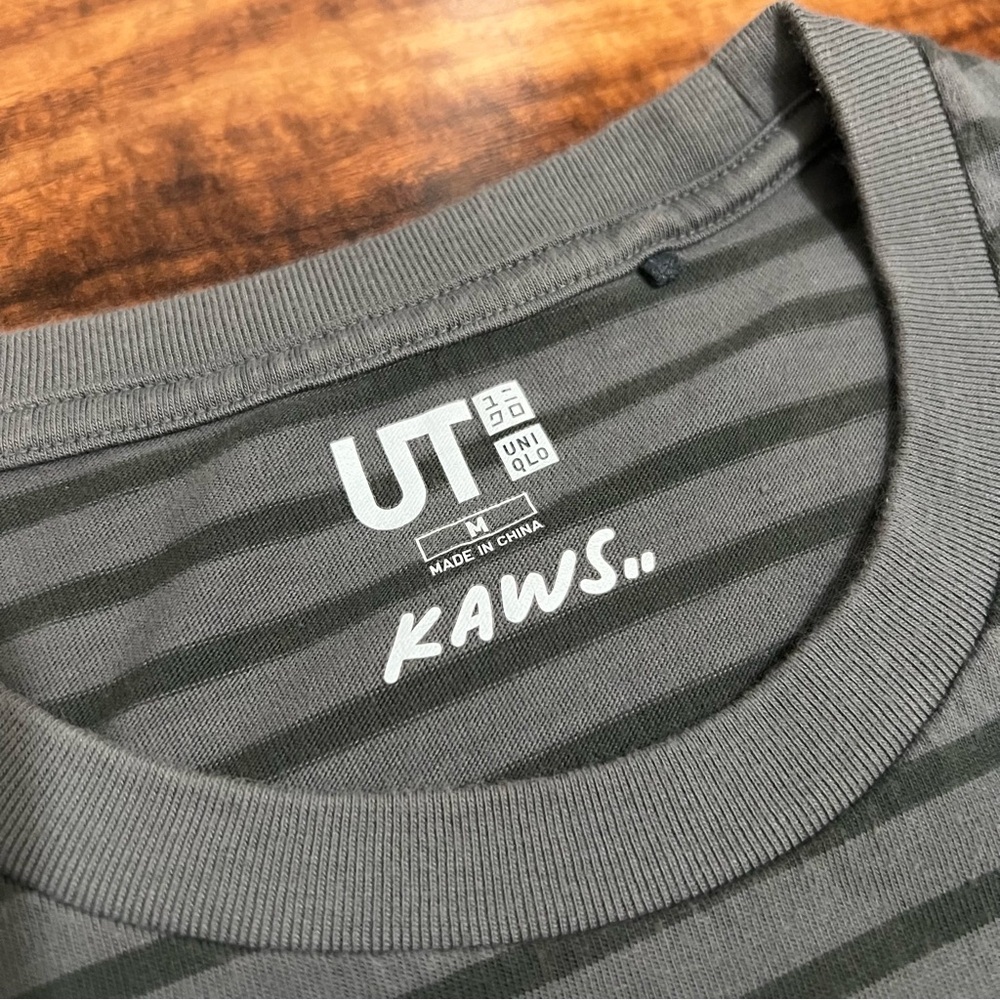 SOLD!!! KAWS x Uniqlo BFF Striped Tee - Picture 6 of 7
